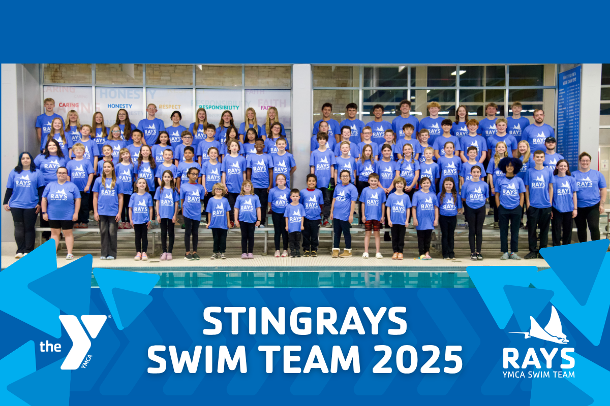 Swim Team posed for a group picture